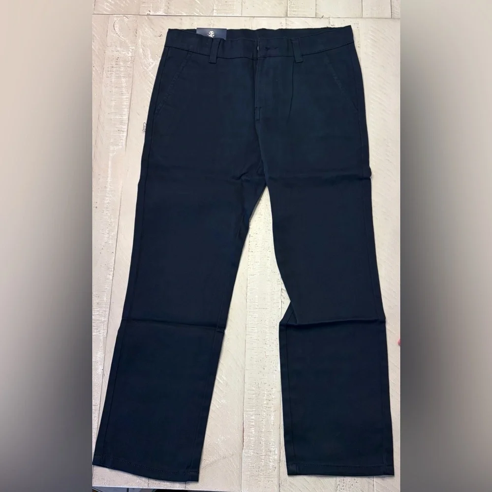 IZOD Tough Cotton Stretch Navy Pants